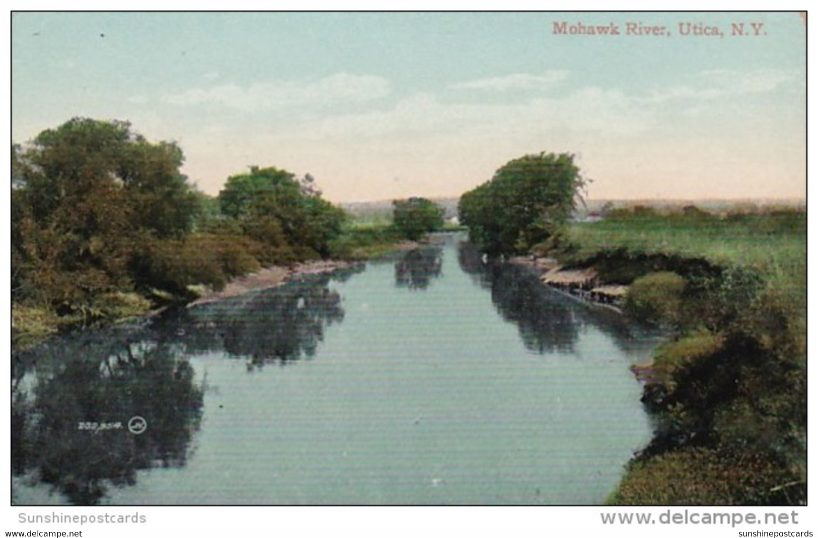 New York Utica Scene On Mohawk River - Utica