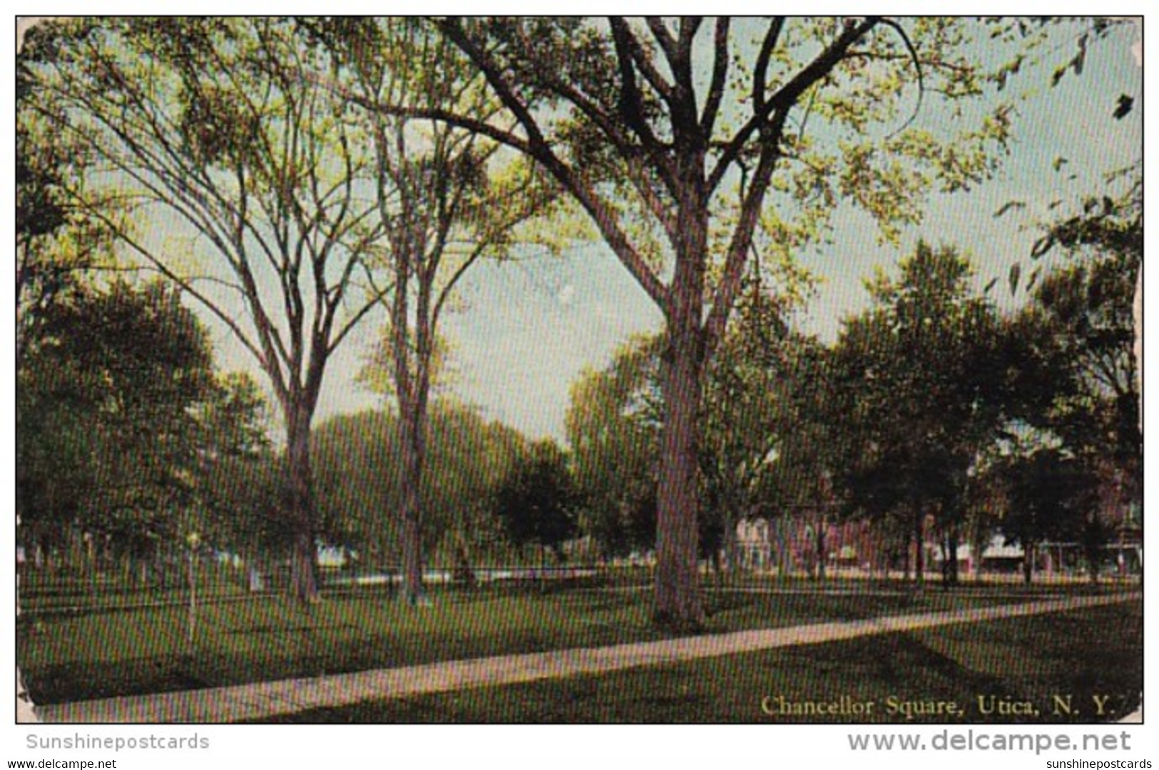 New York Utica Chancellor Square Park 1912 - Utica
