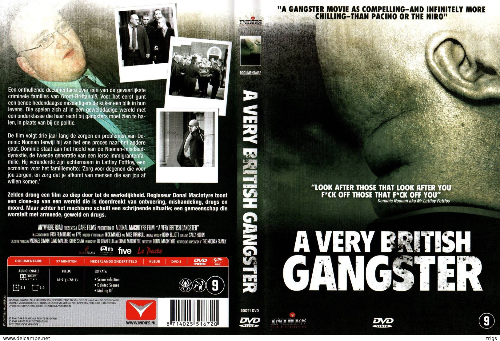 DVD - A Very British Gangster - Documentaire