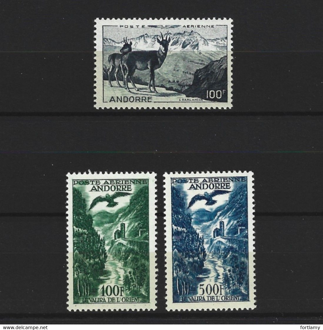 LOT 442 ANDORRE  PA N°1-2-4 ** - Airmail