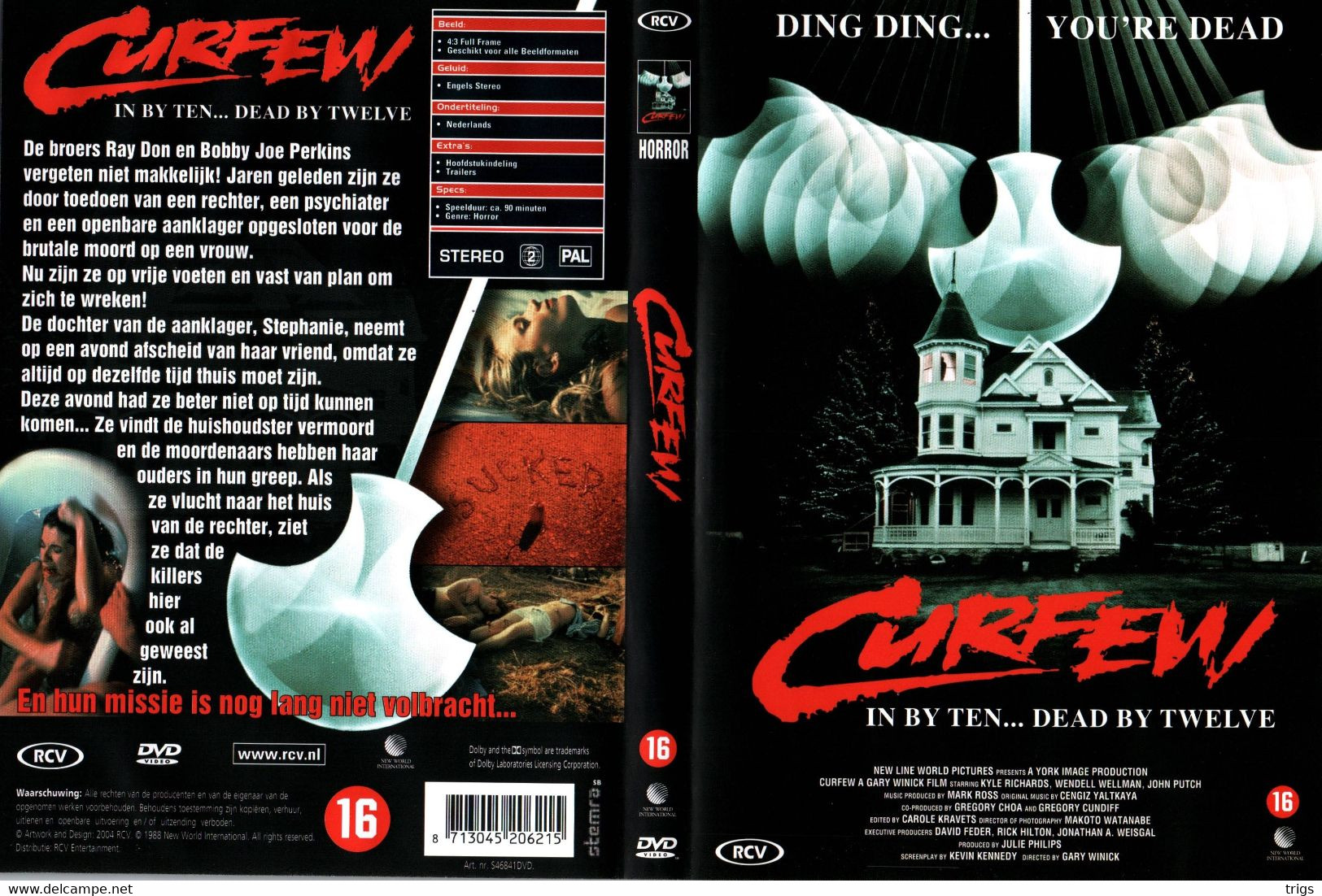 DVD - Curfew - Horror