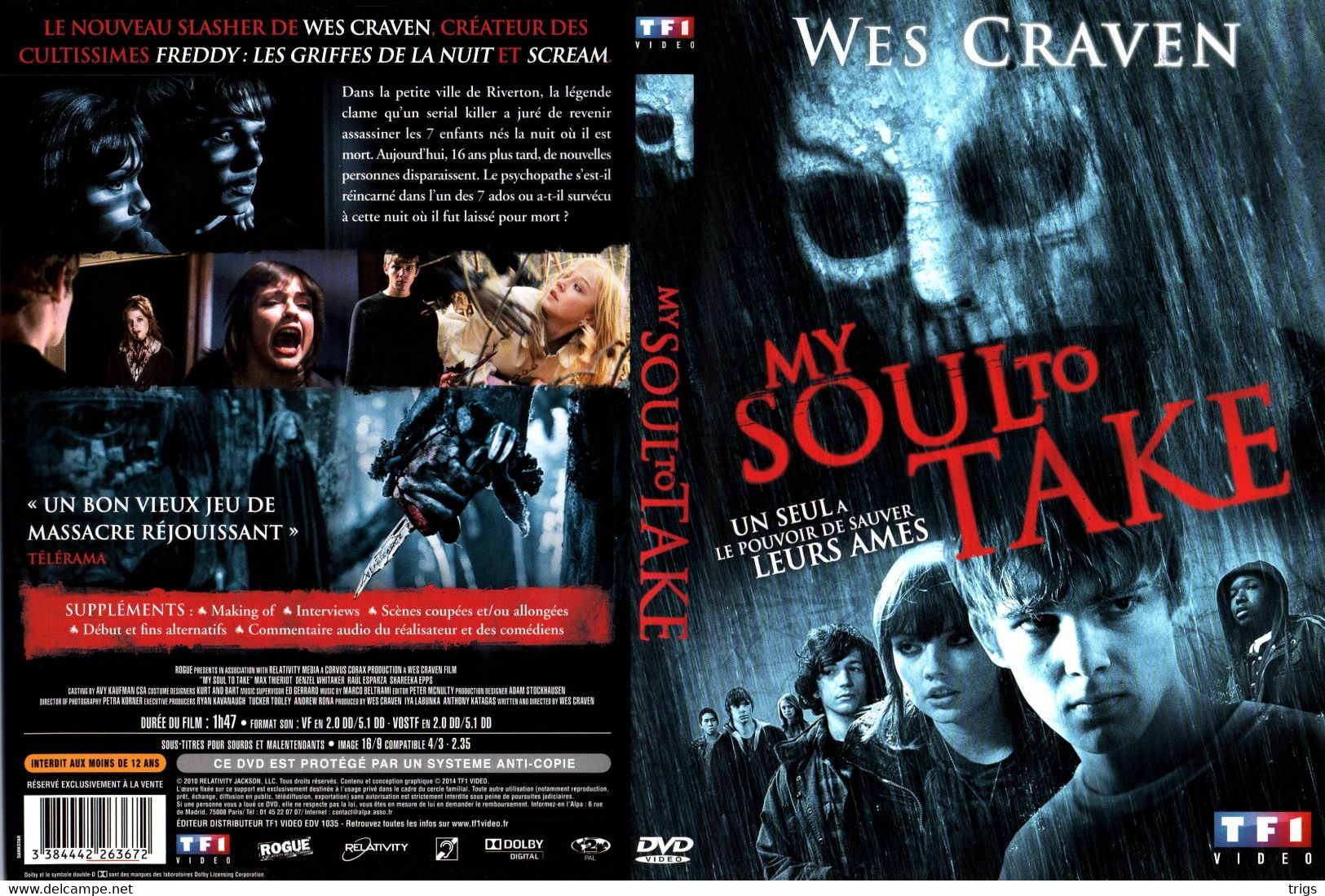 DVD - My Soul To Take - Horreur