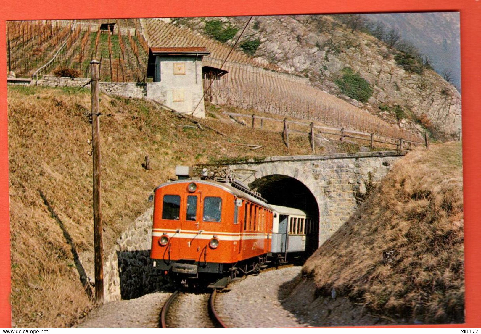 ZMR-11 Chemin De Fer Aigle Sépey Diablerets Sortie Du Tunnel De Verchiez GF NC - Aigle