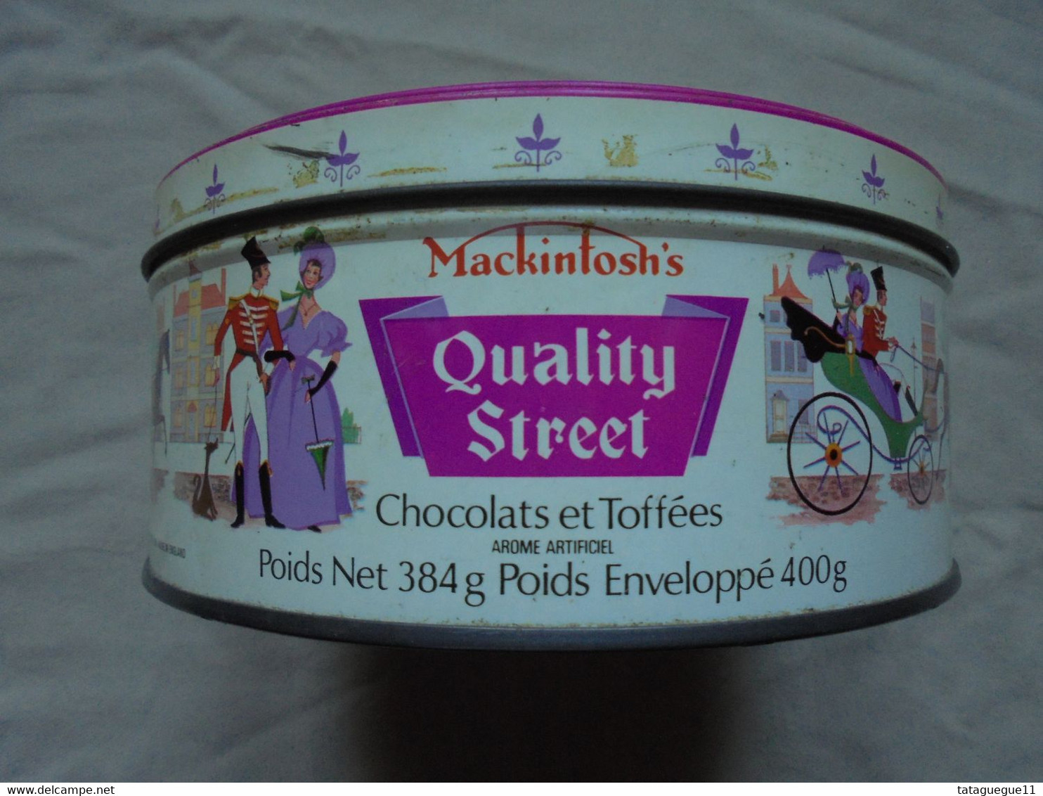 Vintage - Boite En Tôle Publicitaire Quality Street Mackintosh's England - Chocolat