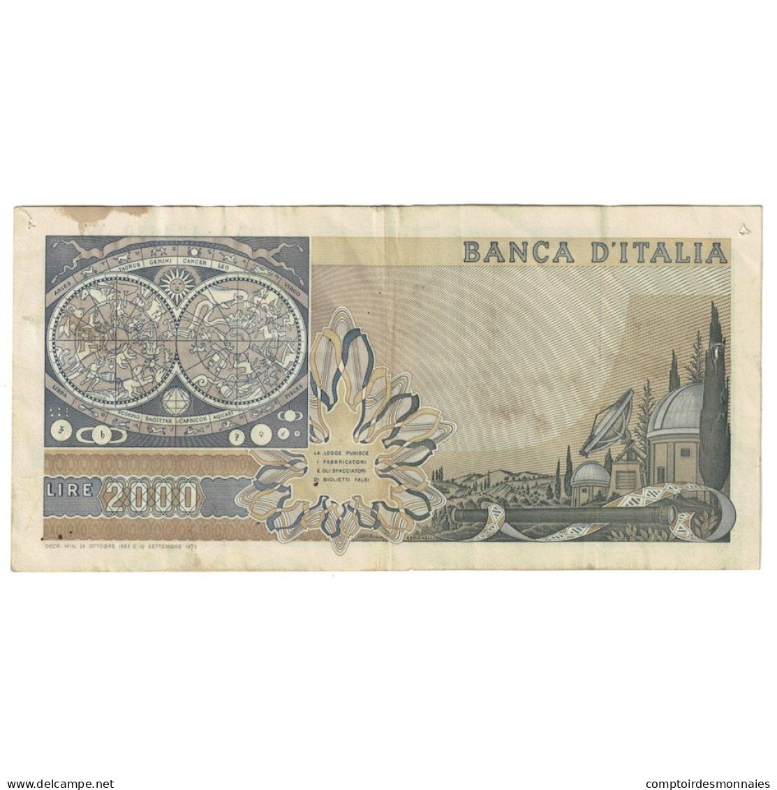 Billet, Italie, 2000 Lire, 1983, 1983-10-24, KM:103c, TB+ - 2.000 Lire