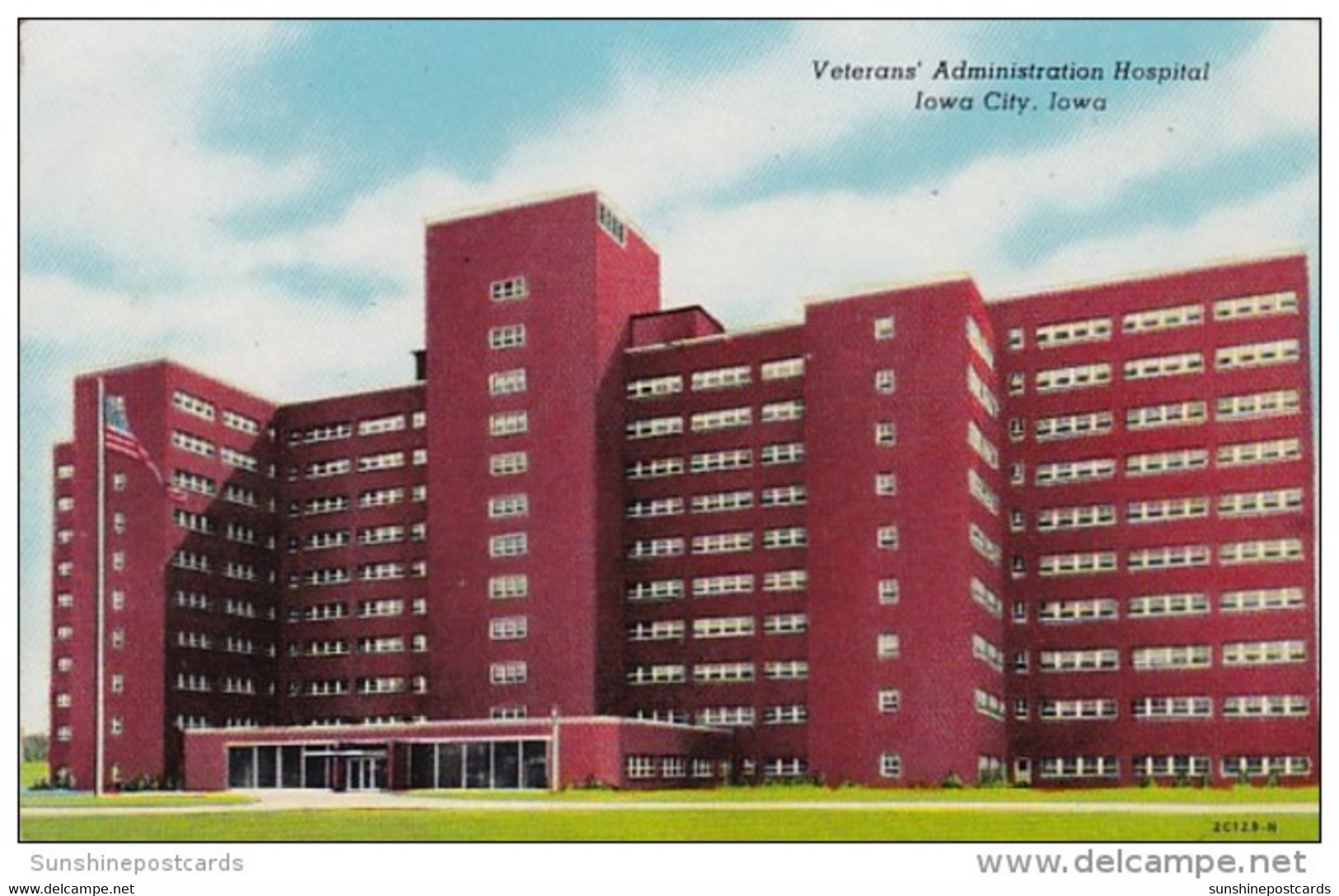 Iowa Iowa City Veterans Administration Hospital Curteich - Iowa City