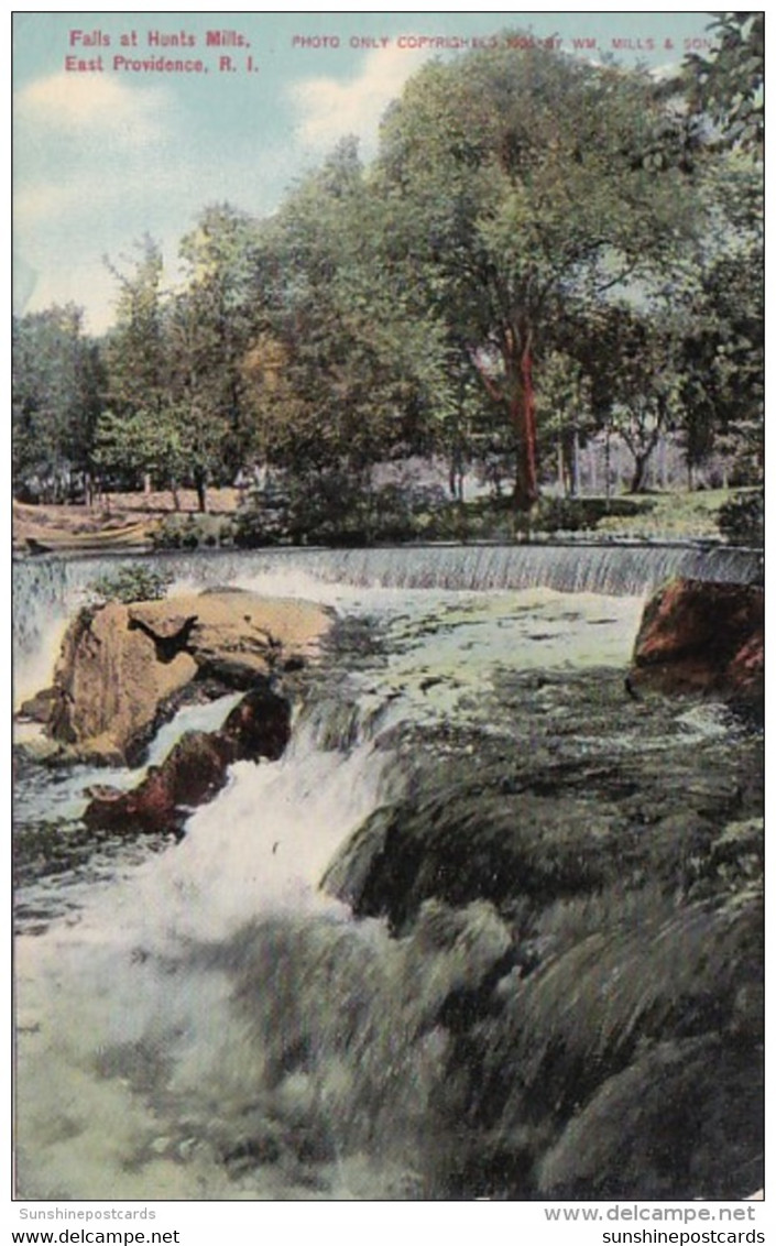 Rhode Island East Providence Falls At Hunts Mills - Providence