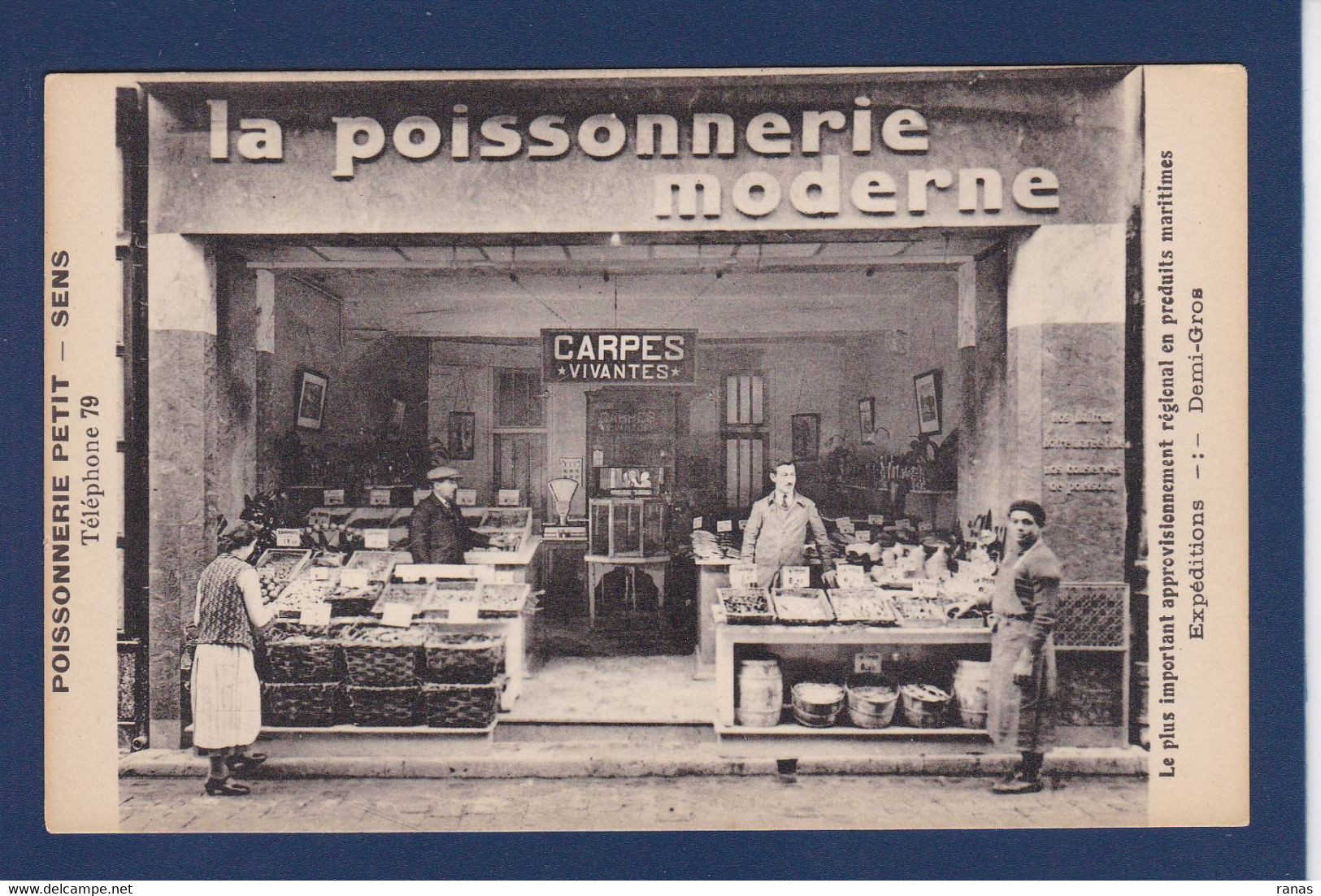 CPA [89] Yonne > Sens Commerce Shop Devanture Magasin - Sens