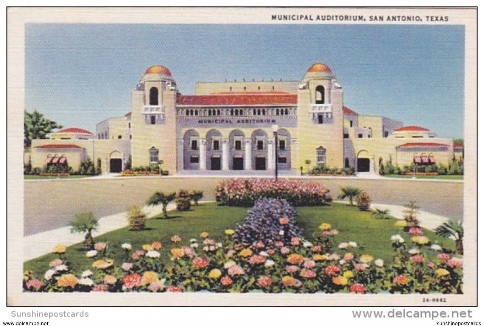 Texas San Antonio Municipal Auditorium Curteich - San Antonio