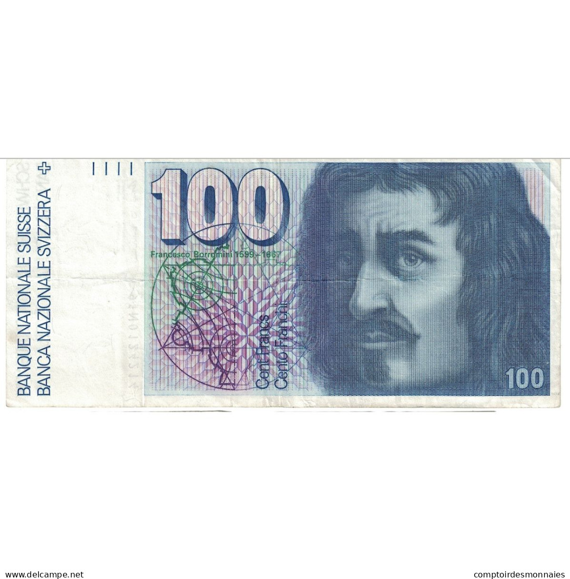 Billet, Suisse, 100 Franken, 1993, KM:57m, TTB - Suisse