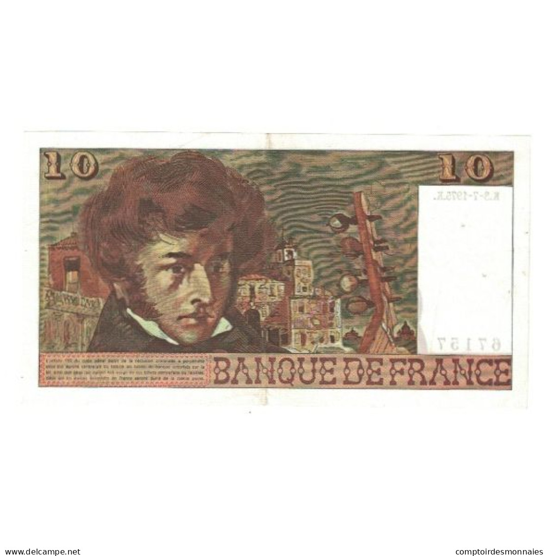 France, 10 Francs, Berlioz, 1975, Z.200, SUP, Fayette:63.11, KM:150b - 10 F 1972-1978 ''Berlioz''
