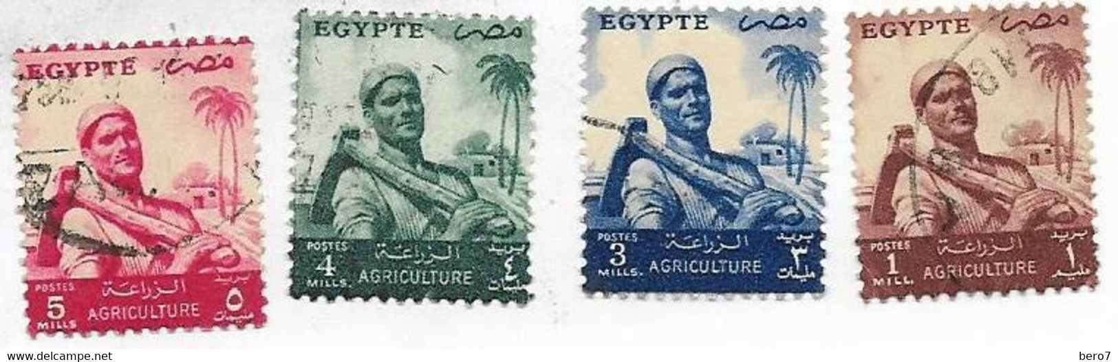 Egypt- Farmer - Agriculture (USED)- [1954] (Egypte) (Egitto) (Ägypten) (Egipto) (Egypten - Used Stamps