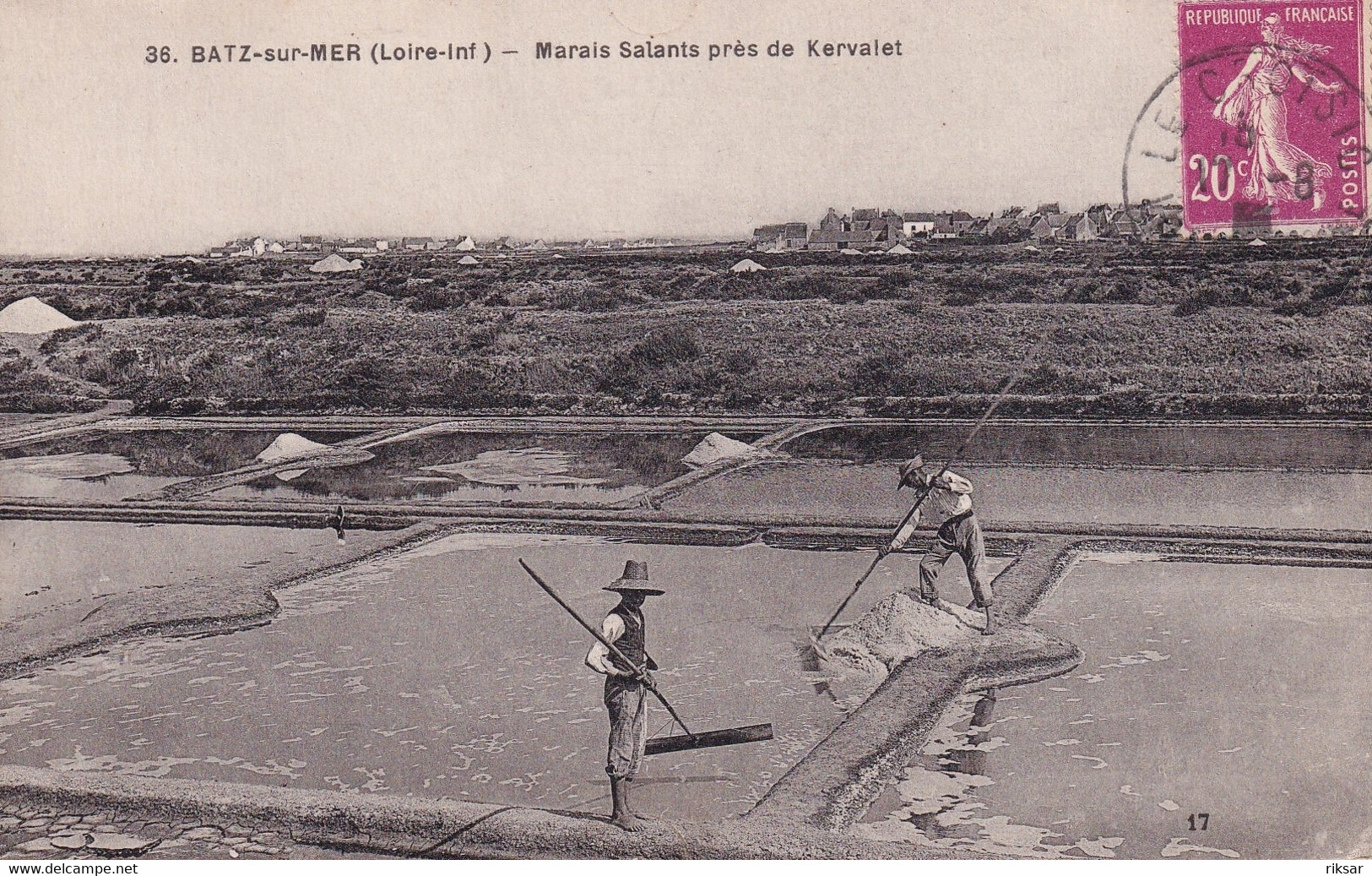 BATZ SUR MER(SEL) MARAIS SALANTS - Batz-sur-Mer (Bourg De B.)