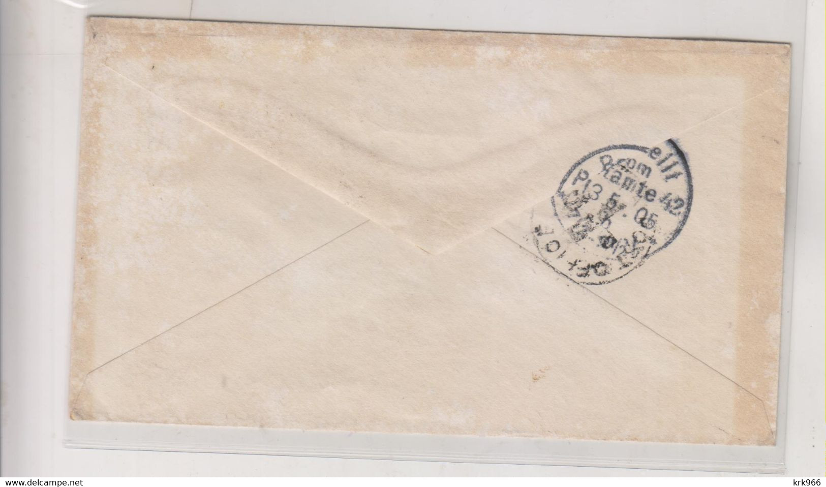 INDIA CALCUTTA 1905 Nice   Postal Stationery Cover To Germany - Buste