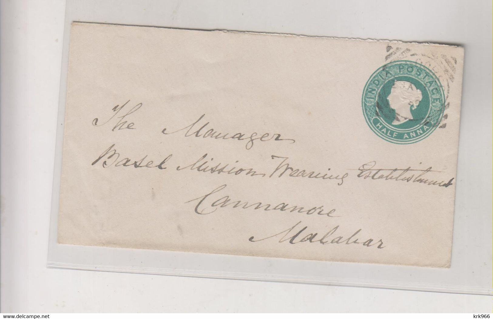 INDIA  1887 Nice   Postal Stationery Cover - Buste