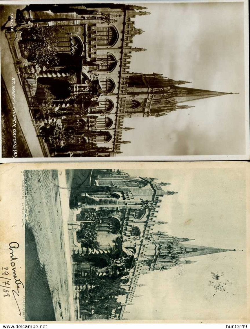 Oxford St Mary's Church 2 Postcards - Oxford