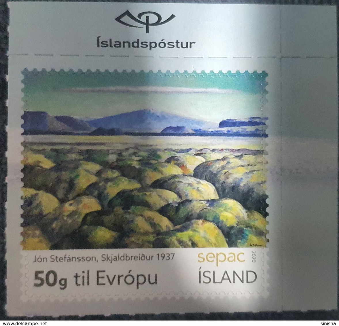 Iceland / SAPEC Joint Issue Art - Unused Stamps