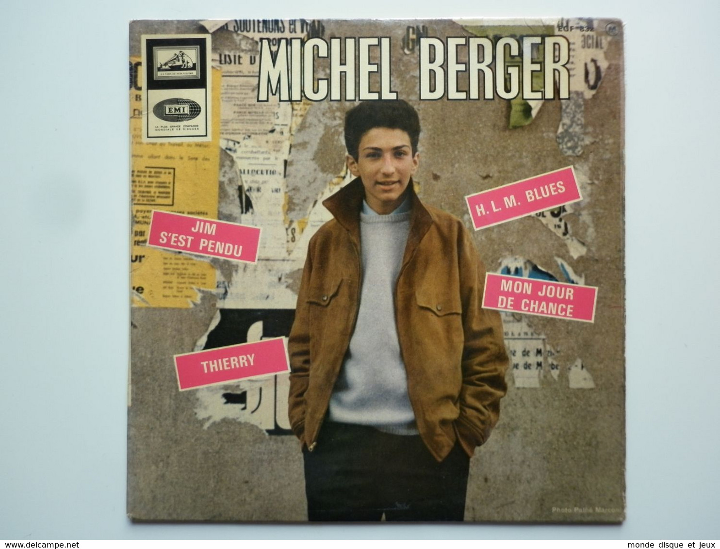 Michel Berger 45Tours EP Vinyle Jim S'est Pendu - 45 T - Maxi-Single