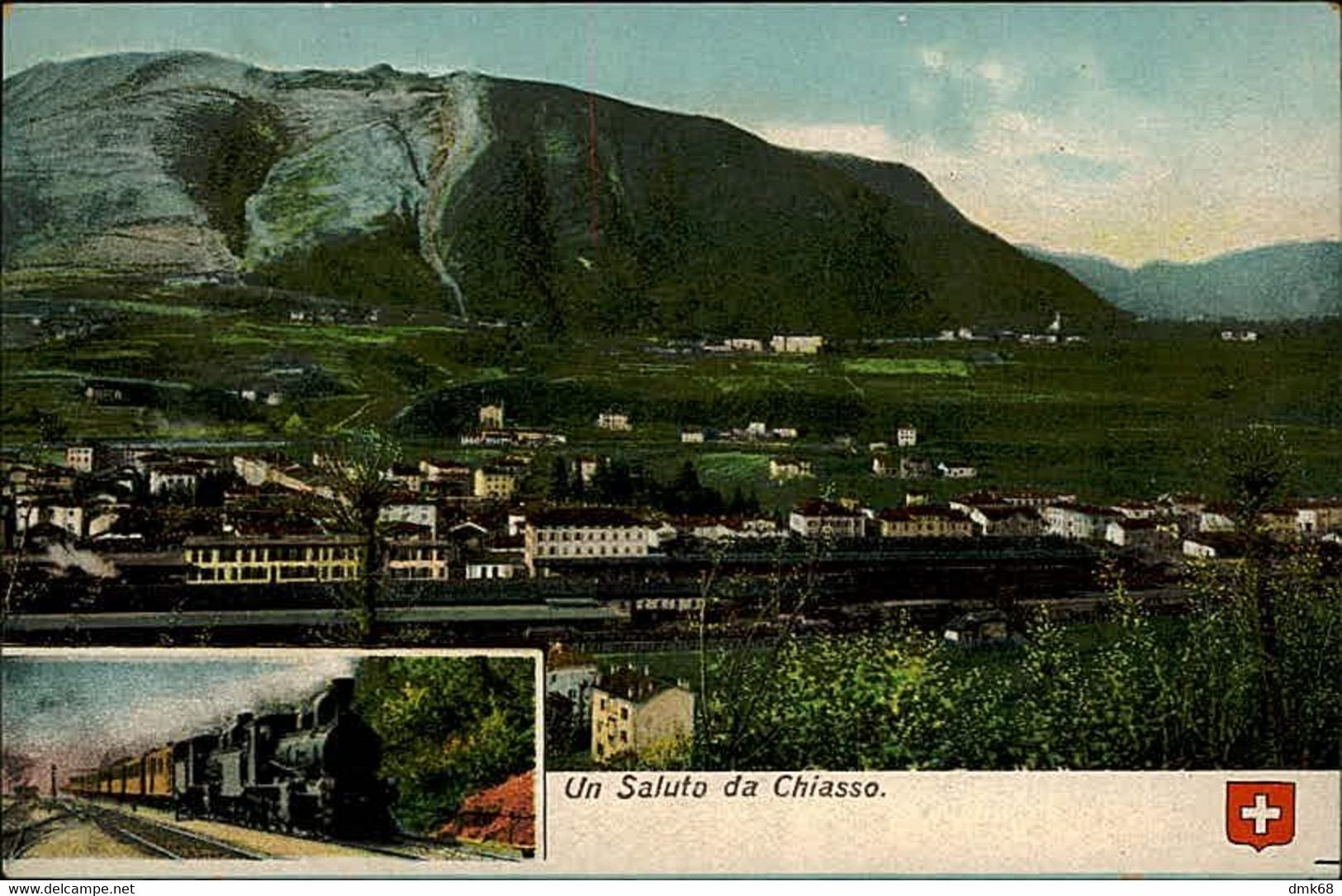 SWITZERLAND - UN SALUTO DA CHIASSO - TRENO / TRAIN - EDIT CARL KUNZLI - 1900s (12993) - Chiasso