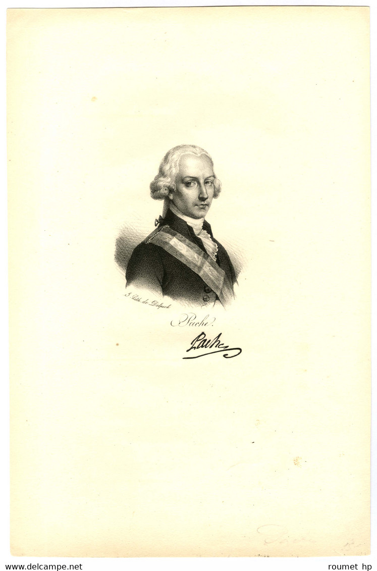 PACHE Jean Nicolas (1746-1823), Ministre De La Guerre Puis Maire De Paris. - Otros & Sin Clasificación
