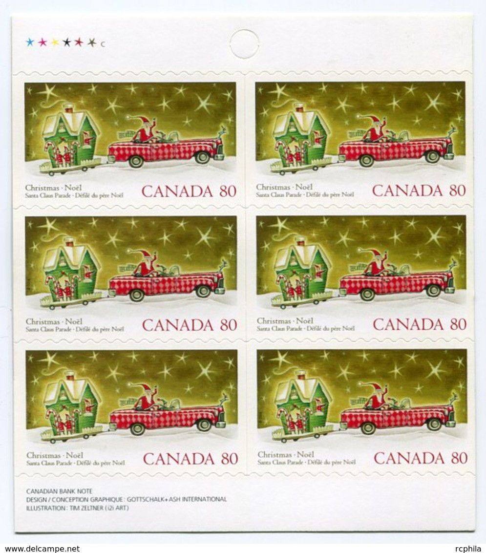 RC 11440 CANADA 2004 NOEL CHRISTMAS CARNET BOOKLET MNH NEUF ** - Libretti Completi