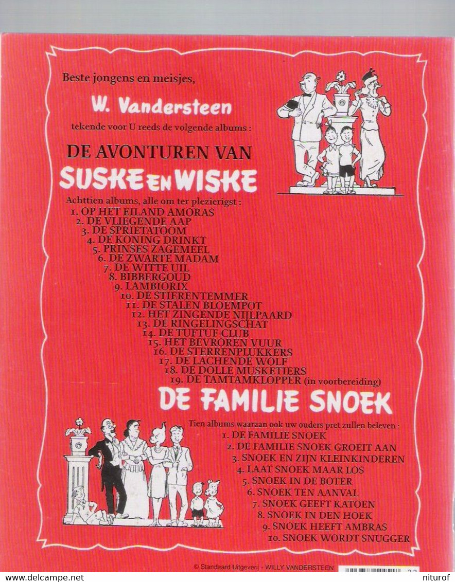 VANDERSTEEN : Lot De 5 SUSKE EN WISKE (n°18-19-24-25-26- ) EO Fac Similés - Suske & Wiske