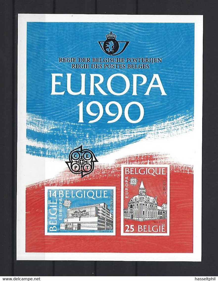 BELGIE - BELGIQUE Luxevelletje LX79  Europa 1990 - Luxevelletjes [LX]