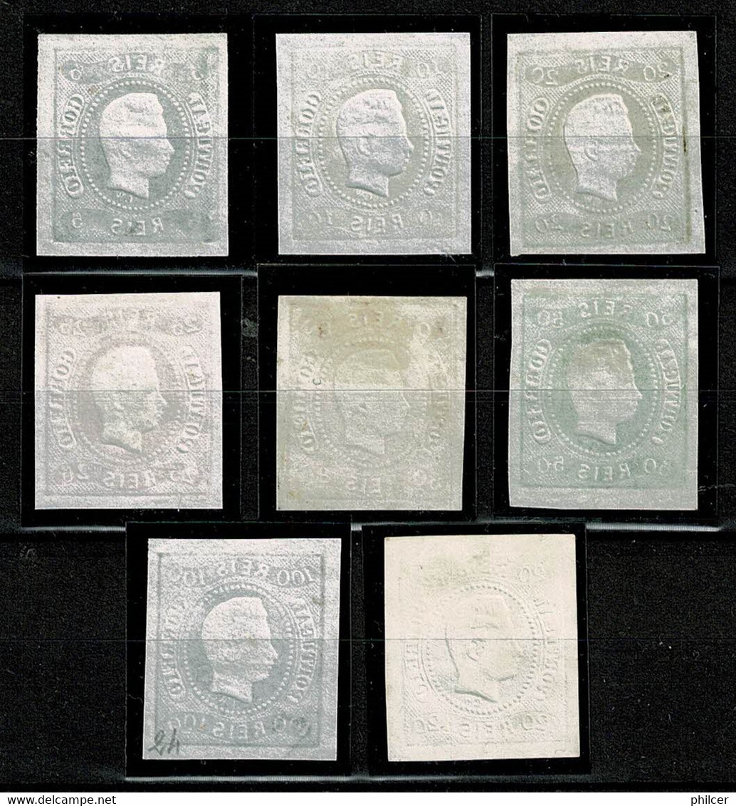 Portugal, 1866/7, # 19/26, MNG - Unused Stamps