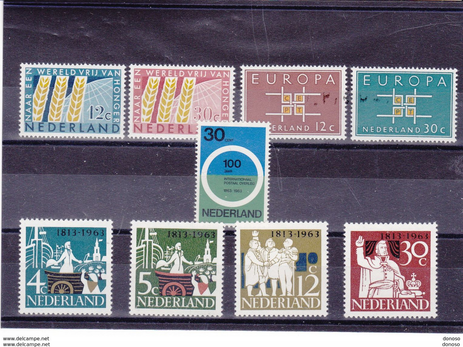 PAYS BAS 1963 Yvert 767-768 + 774 + 780-781 + 787-790 NEUF** MNH Cote : 7,70 Euros - Unused Stamps