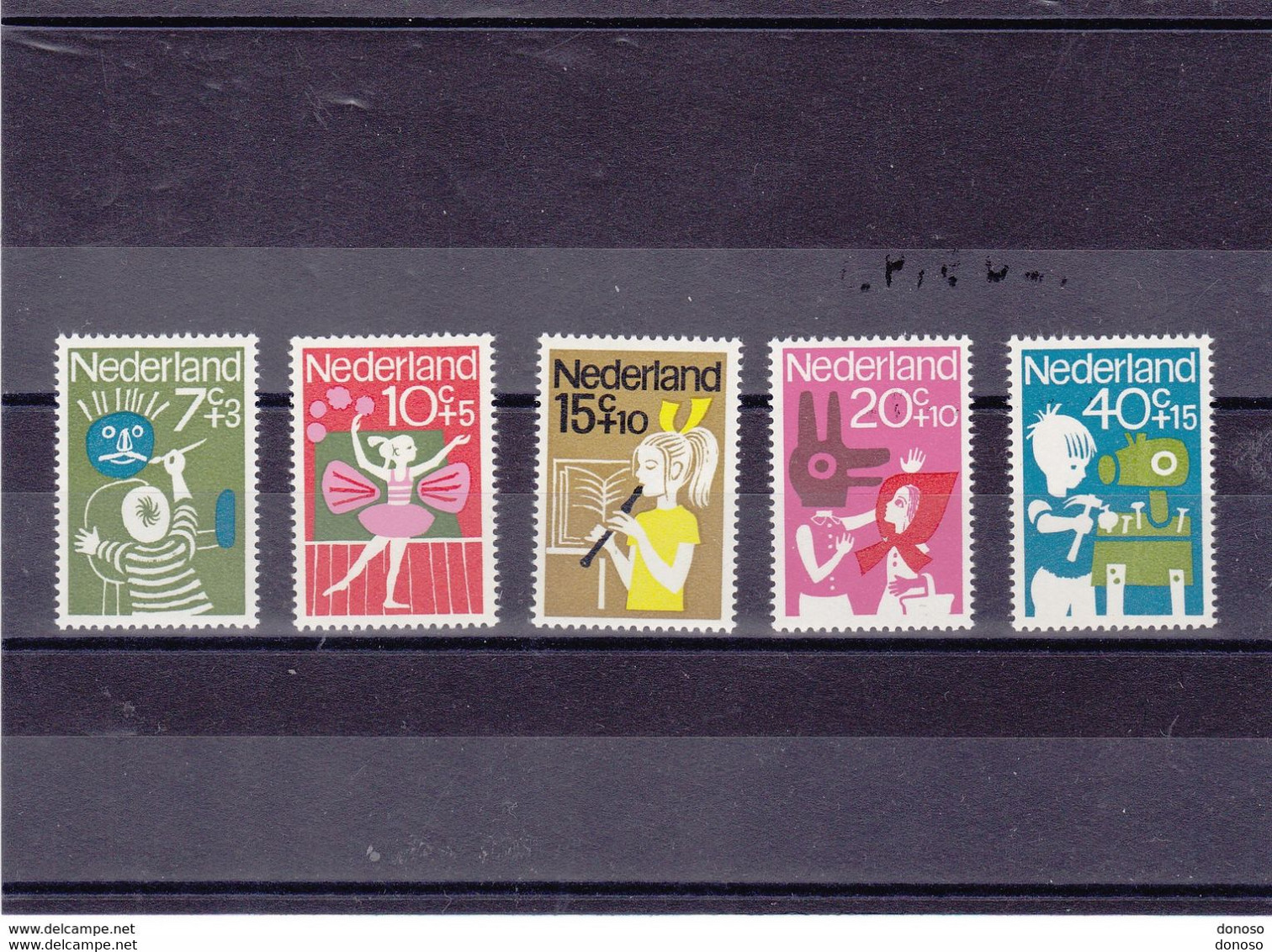 PAYS BAS 1964 ENFANTS Yvert 804-808 NEUF** MNH - Unused Stamps