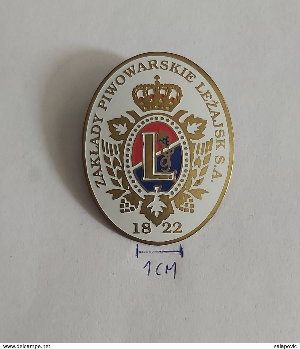 Zaklady Piwowarskie Lezajsk S.A. 1822 Beer PINS BADGES A5/2 - Bière