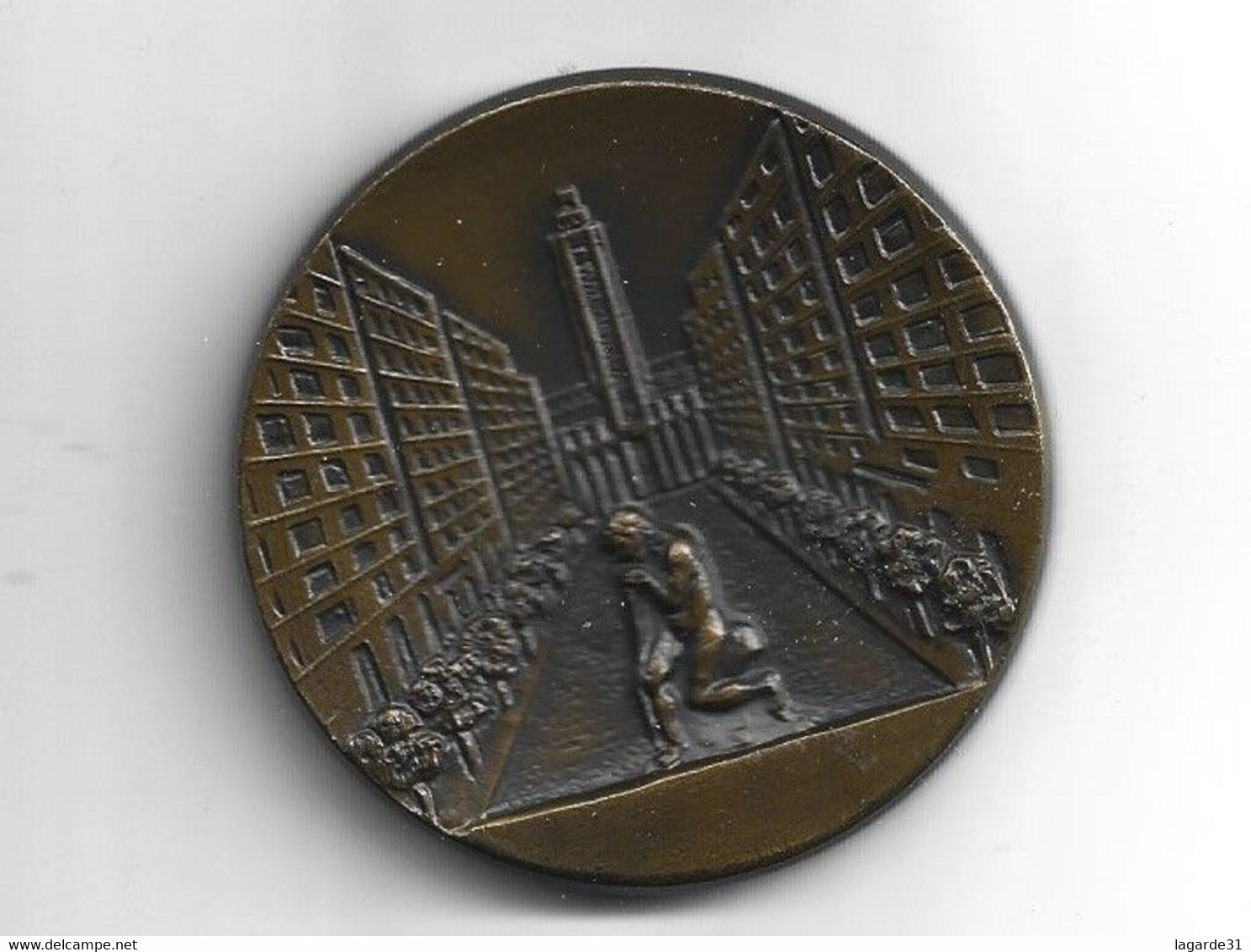 Medaille Ville De Villeurbanne (60 Mm) Unique Sur Delcampe - Otros & Sin Clasificación
