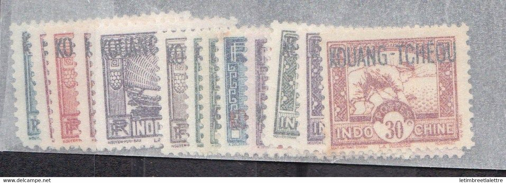 ⭐ Kouang Tchéou - YT N° 97 à 113 ** - Neuf Sans Charnière - 1937 ⭐ - Unused Stamps