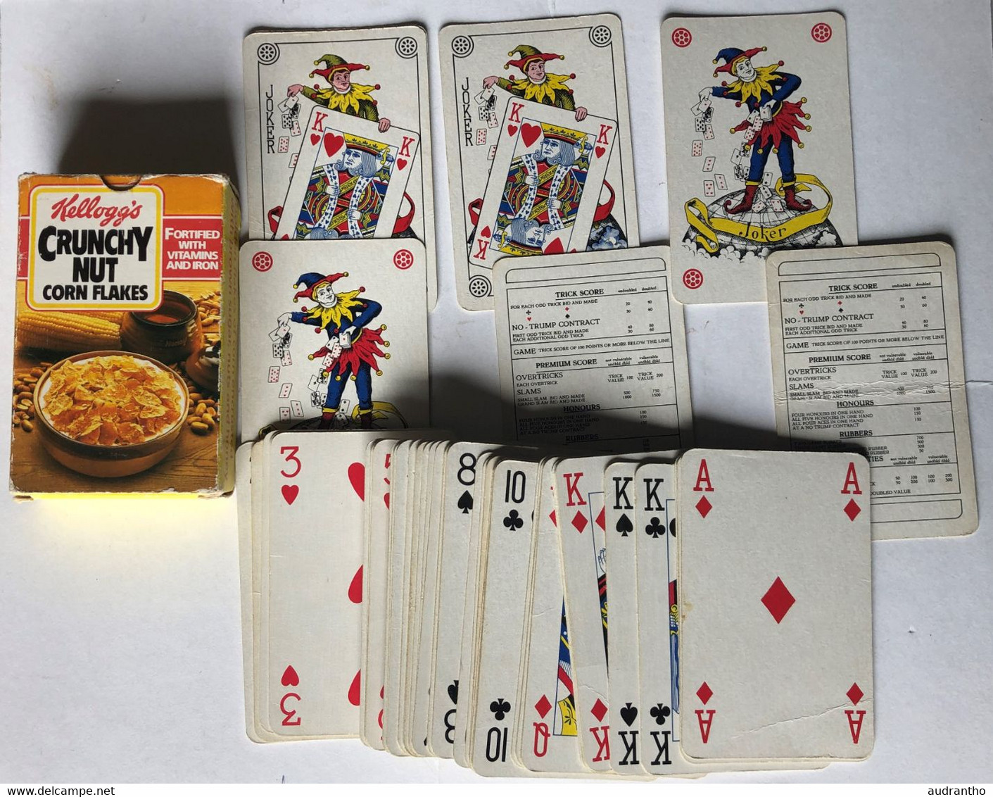 Jeu De 54 Cartes à Jouer Publicitaire Kellogg's Crunchy Nut Corn Flakes - 54 Cards