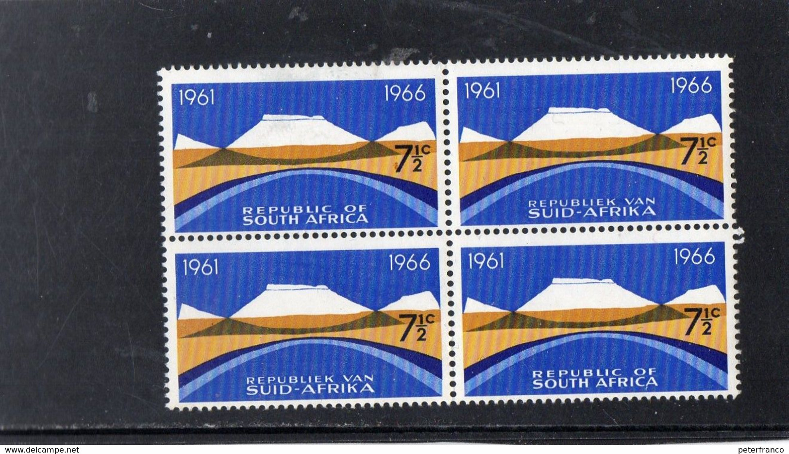 1966 Sud Africa - 5 Anni Della Repubblica Sudafricana - Unused Stamps