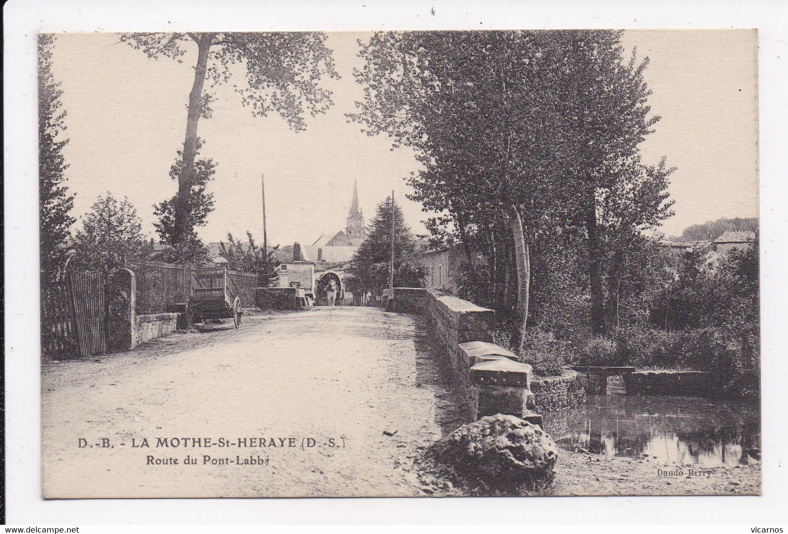 CP 79 LA MOTHE ST HERAYE Route Du Pont Labb - La Mothe Saint Heray
