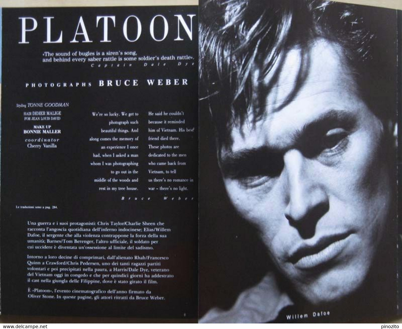 PER LUI 48 1987 Patrick Duguid Platoon Oliver Stone Bruce Weber Moda Anni 80 Fashion - Fashion