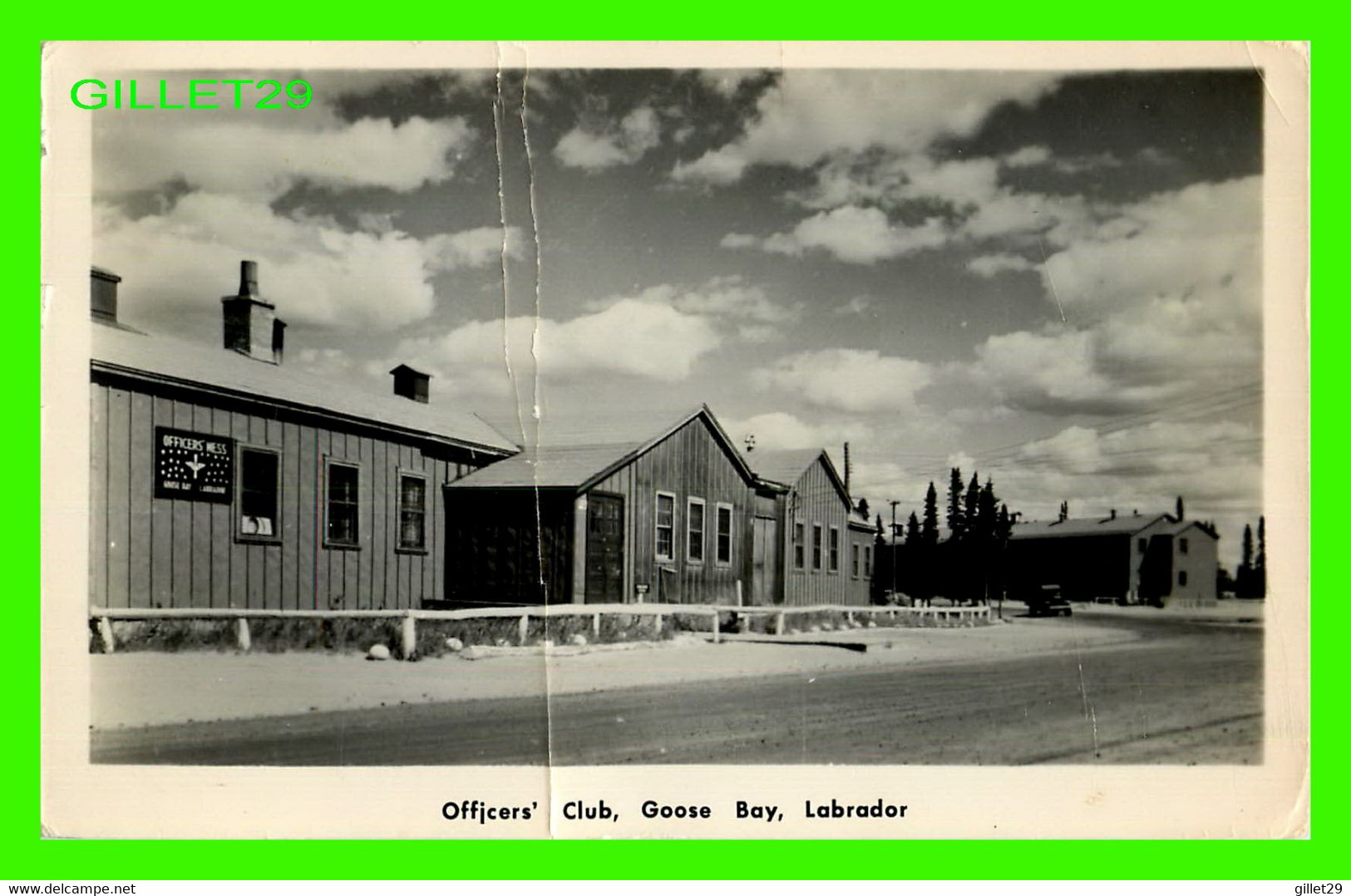 GOOSE BAY, LABRADOR - OFFICER'S CLUB (MESS) -  MOSS PHOTO SERVICE INC - WRITTEN - - Autres & Non Classés