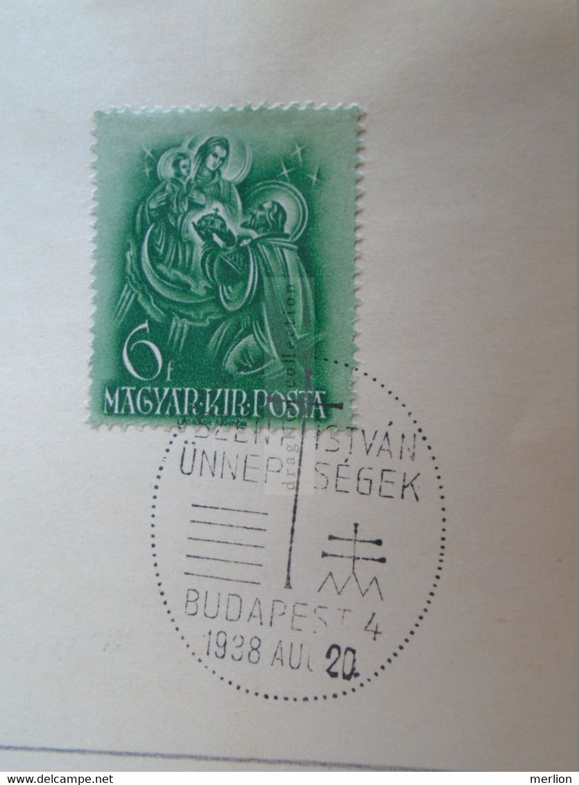 D189580  Hungary  Szent István Ünnepségek  Budapest 1938 - Altri & Non Classificati