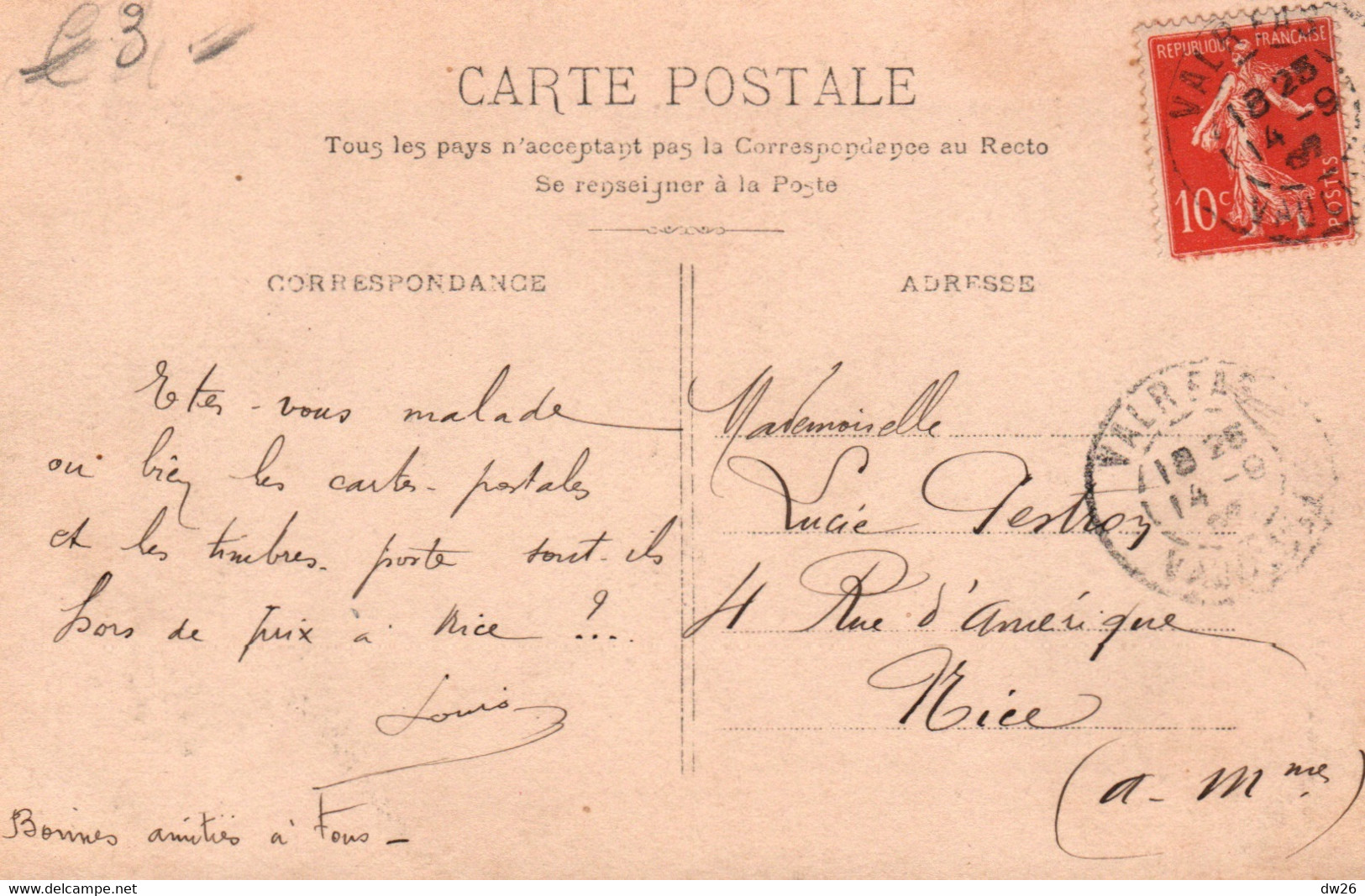 Prénom Lucie, Femme En Multivues Dans Les Lettres - Carte M.F. Paris - Nombres