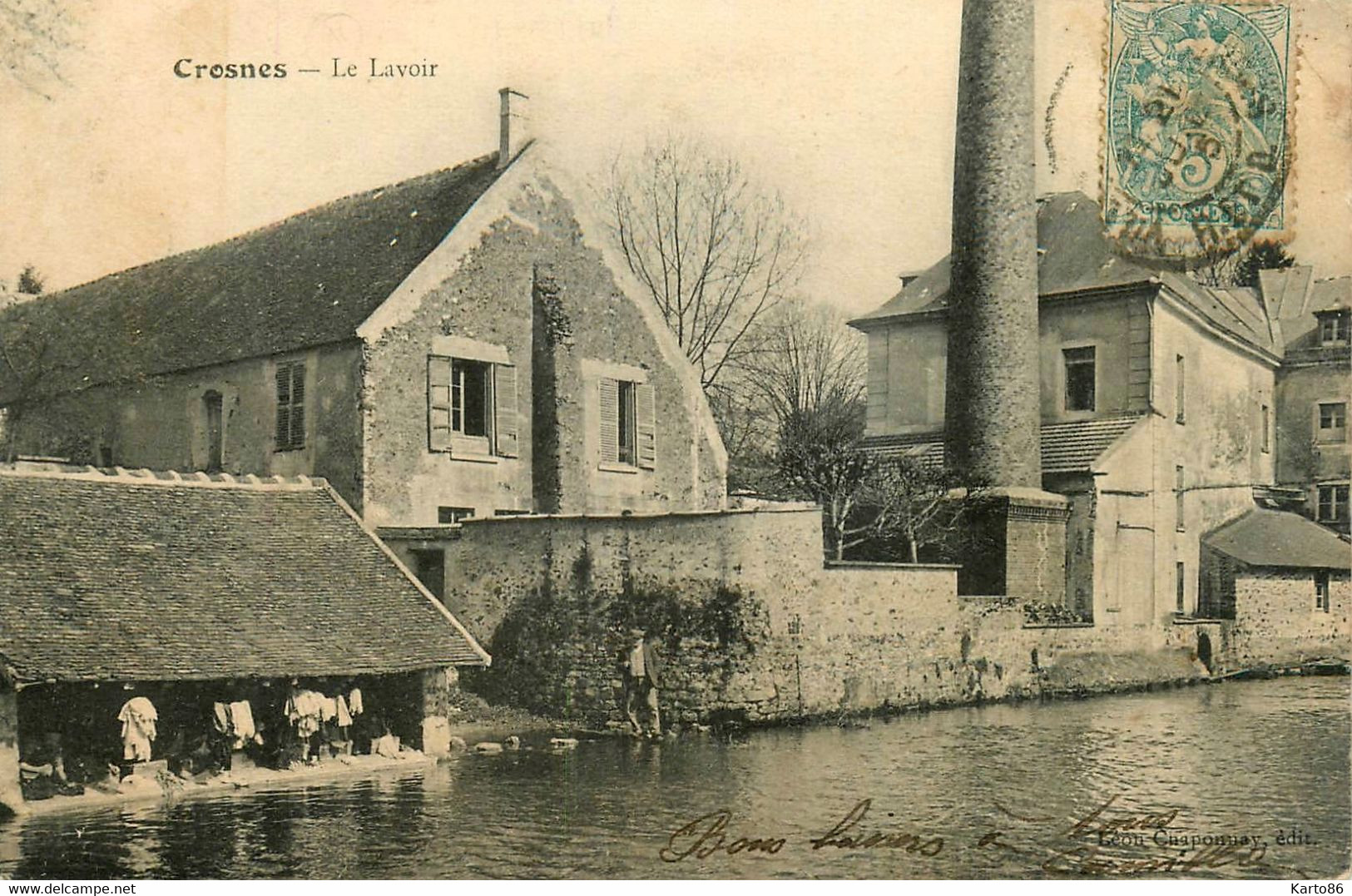 Crosne Crosnes * 1905 * Le Lavoir * Laveuses Lavandières Blanchisseuses - Crosnes (Crosne)