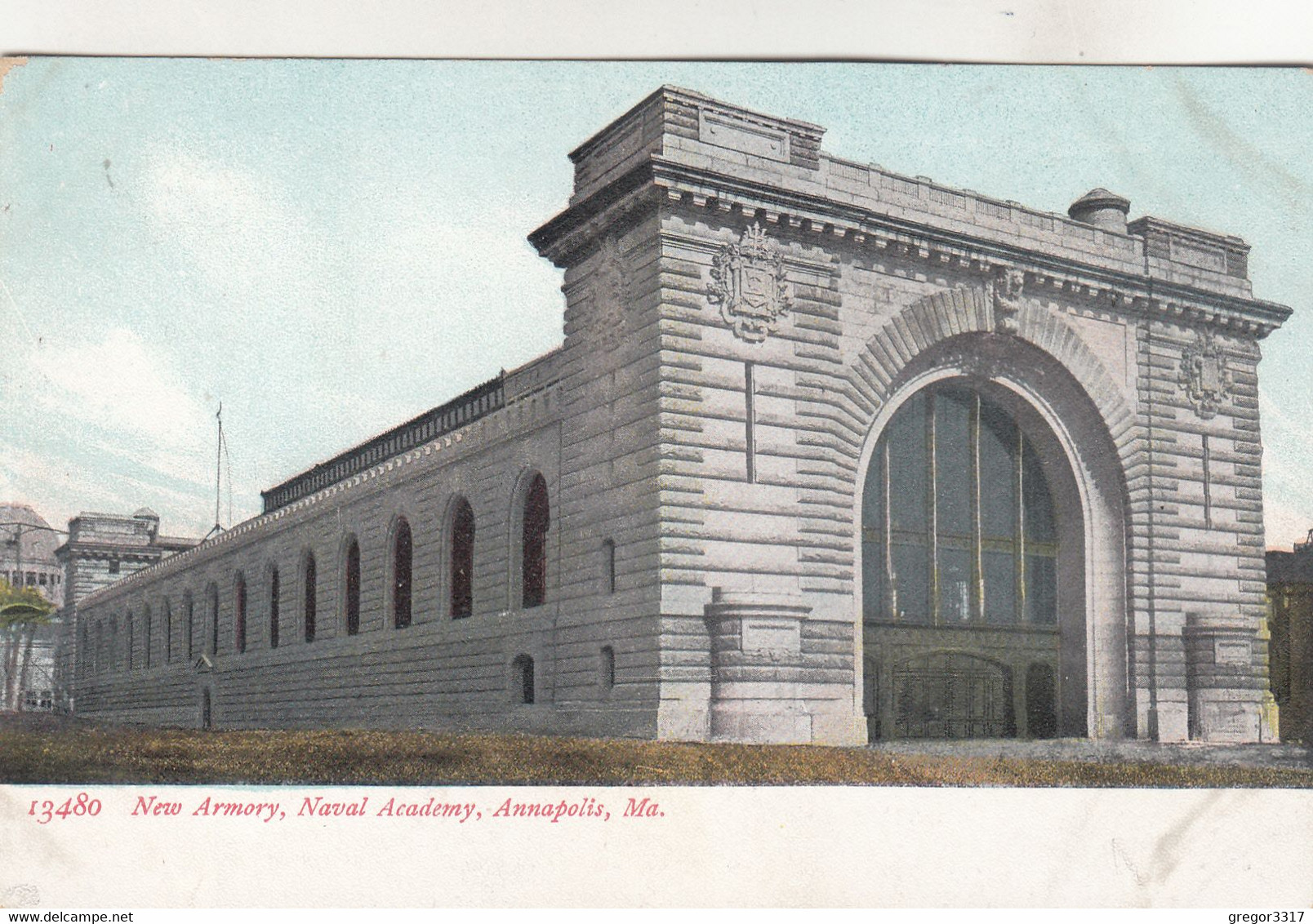 B439) ANNAPOLIS - Ma. - New Armory - NAVAL ACADEMY - Old ! - Annapolis – Naval Academy