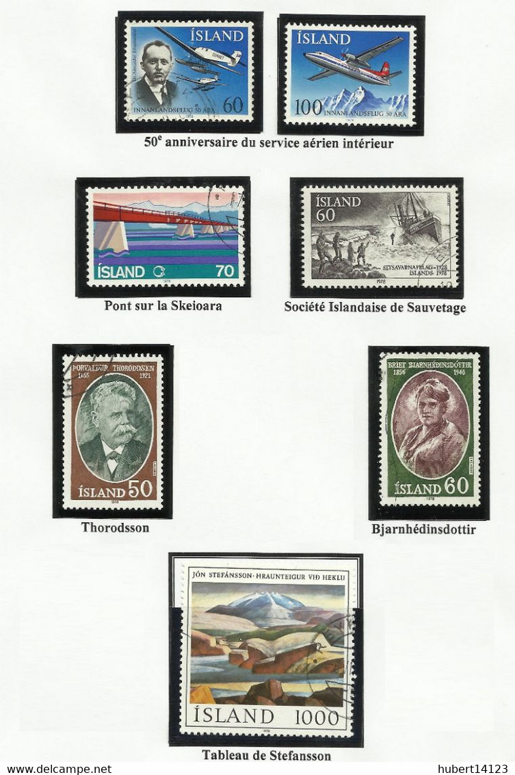 ISLANDE 1978 Et 1979  N° 481 à 502 - Altri & Non Classificati