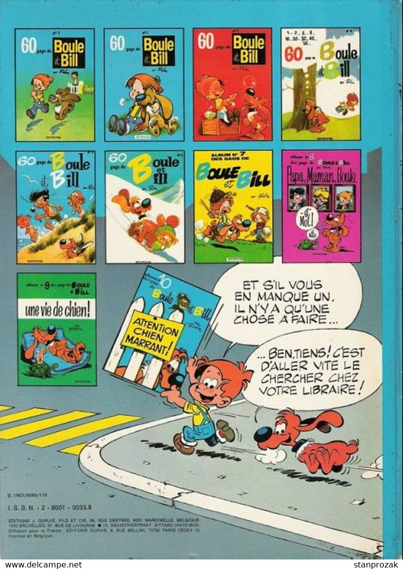 Boule Et Bill 4 1975 - Boule Et Bill