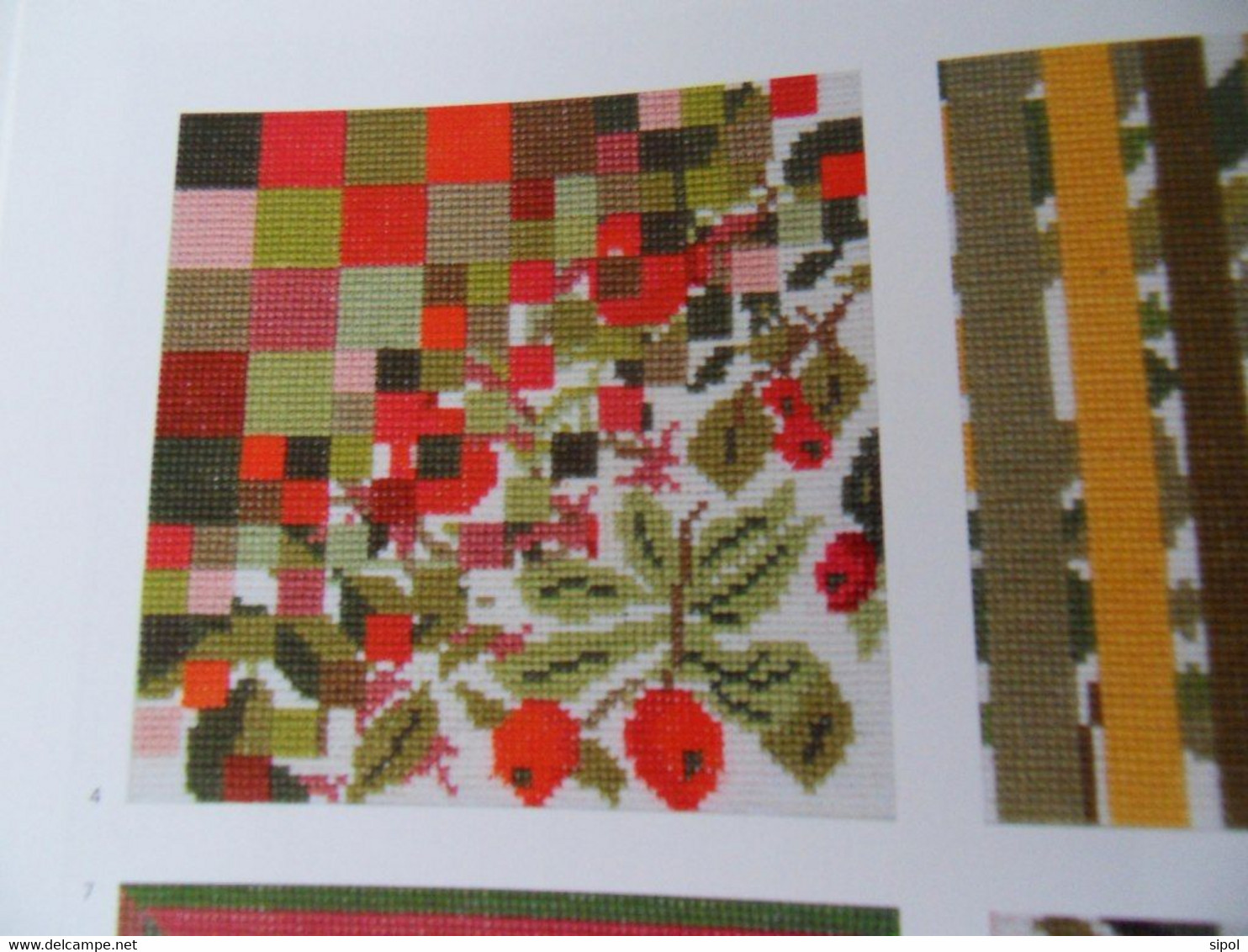 Der Feine Faden  Günther Meyer Grafische Kreuzsticharbeiten Grilles De Point De Croix Fruits Et Géométrie - Cross Stitch