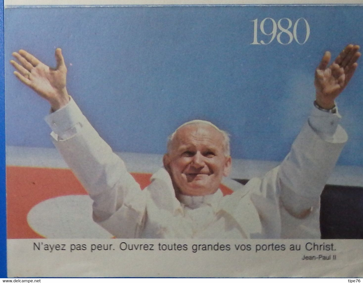 Petit Calendrier De Poche 1980 Oeuvre Pontificale De Saint Pierre Apôtre - Grand Format : 1971-80