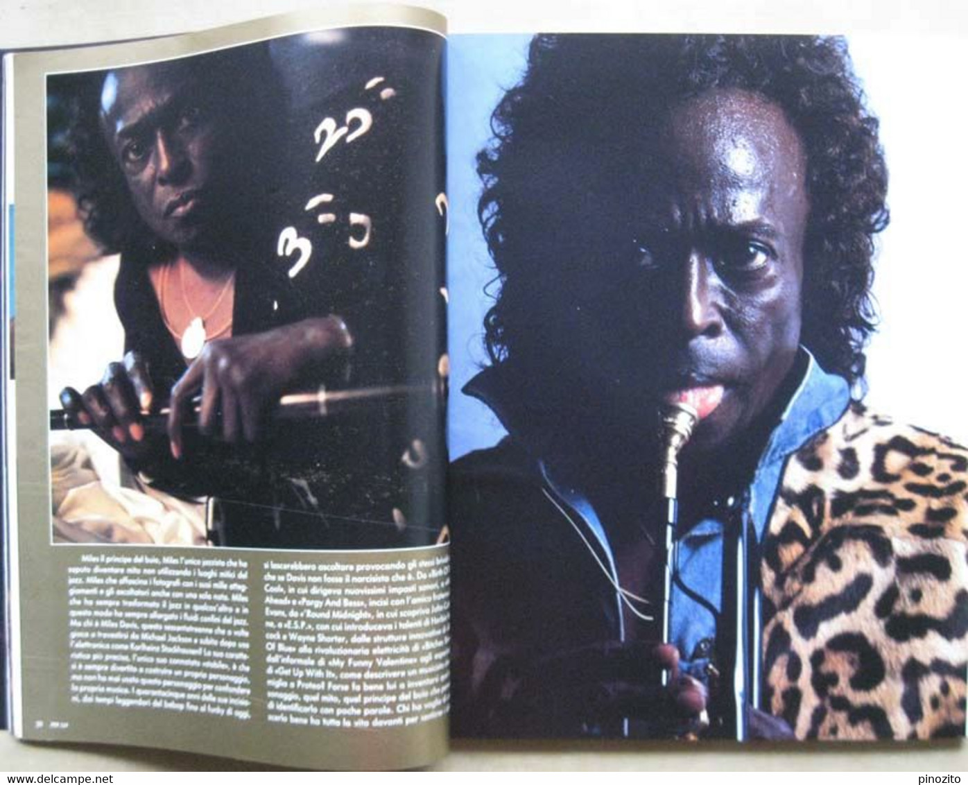 PER LUI 71 1989 Miles Davis Lou Reed Branford Marsalis Daniel Ezralow Richard Dunkley Guido Harari Condé Nast - Moda