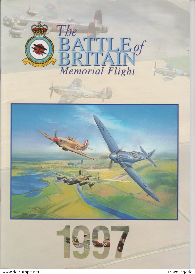 Battle Of Britain Memorial Flight 1997 Brochure - Inglese