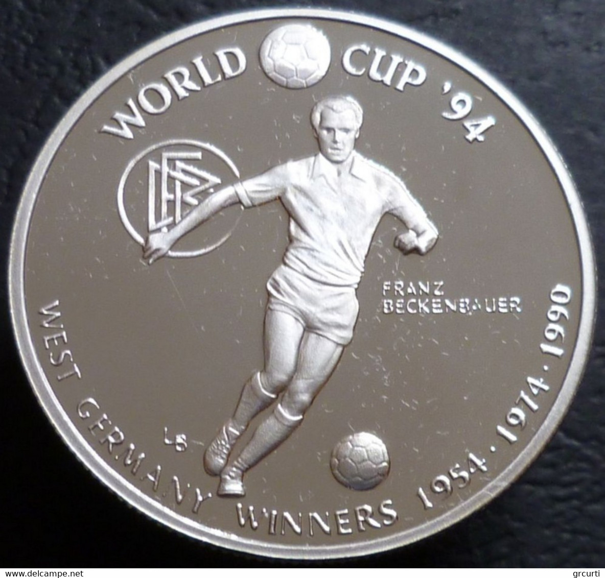 Turks & Caicos - 20 Crowns 1993 - Mondiali Di Calcio - Germania Vincitore - KM# 98 - Turks En Caicoseilanden