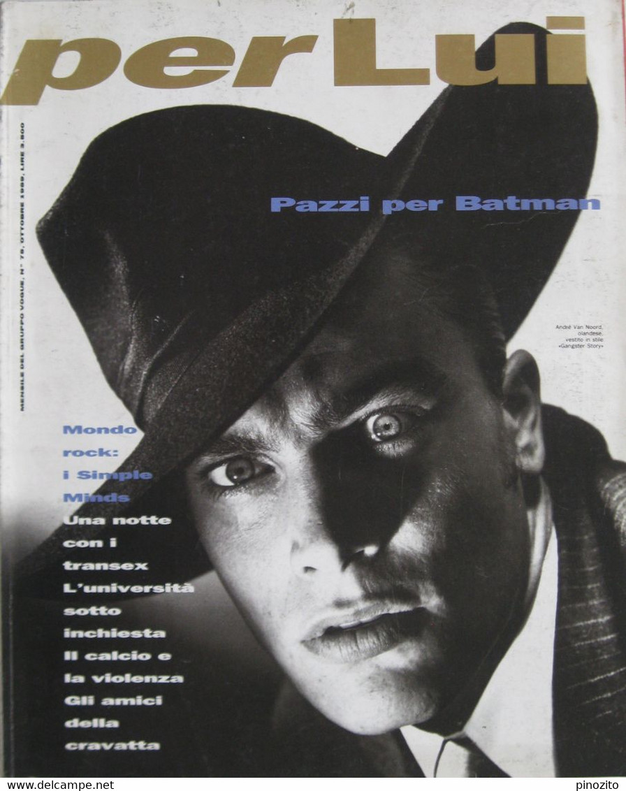 PER LUI 75 1989 André Van Noord Neneh Cherry Simple Minds Ines Sastre Alastair Thain Batman Moda 80’s Fashion - Fashion